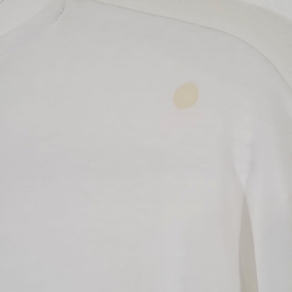 *NWT* U.S. POLO ASSN. White Long Sleeve Shirt w/Front Logo, size Large - Picture 6 of 7